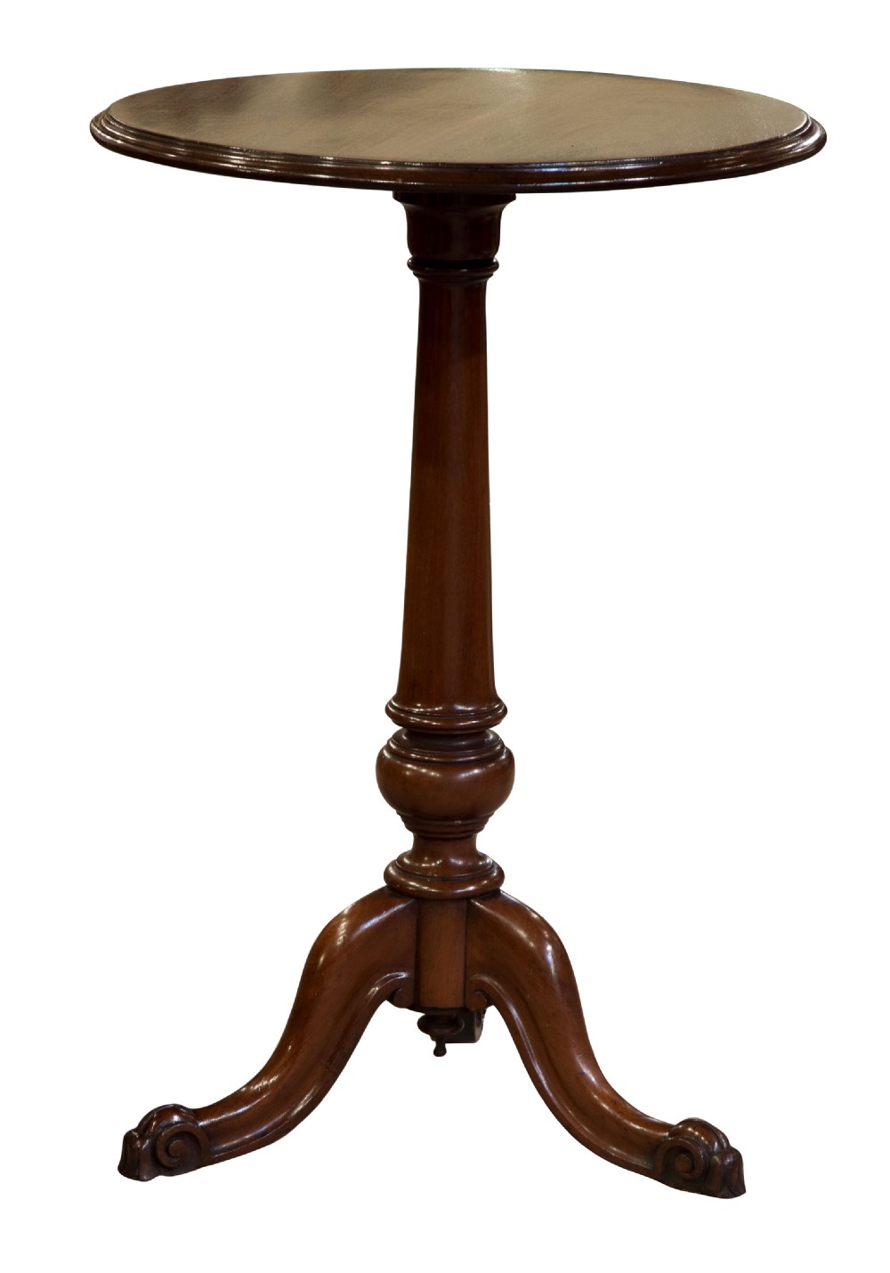 Early Victorian mahogany wine table
