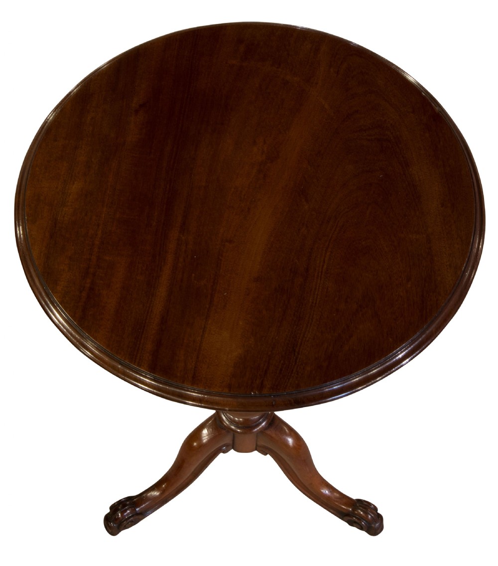Early Victorian mahogany wine table View II