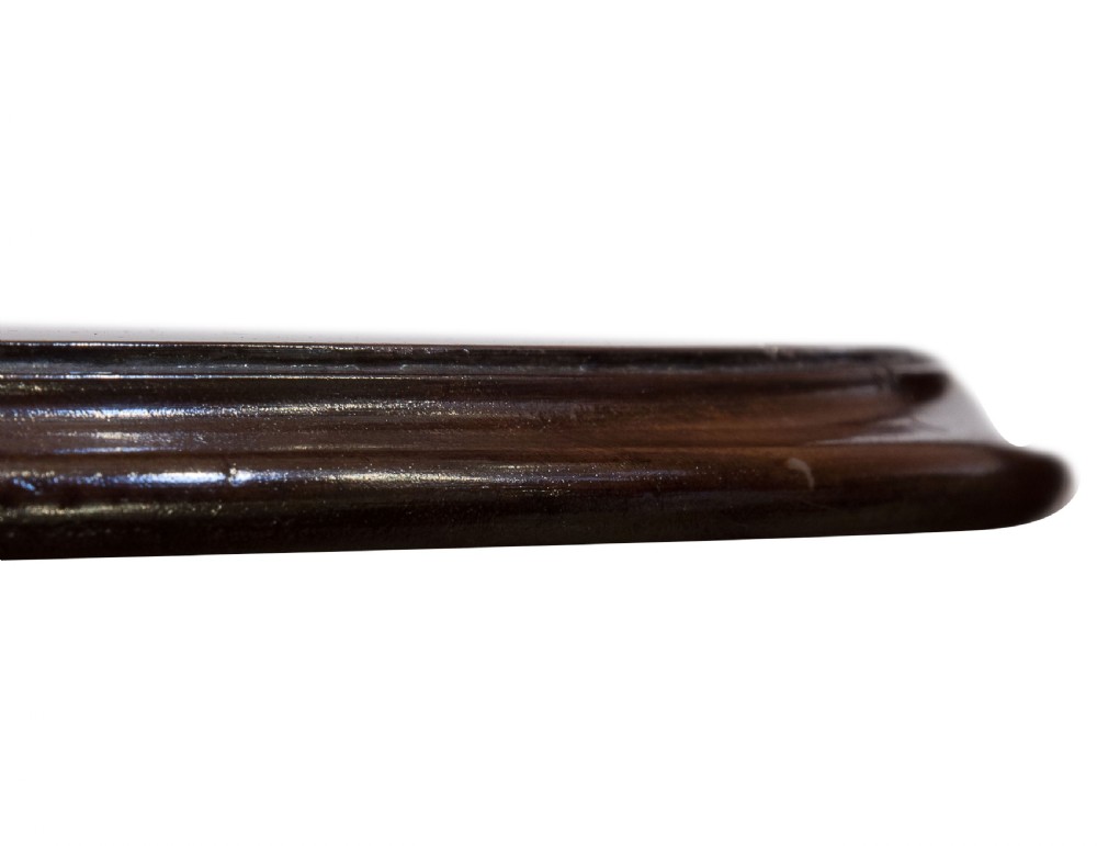 Early Victorian mahogany wine table View V
