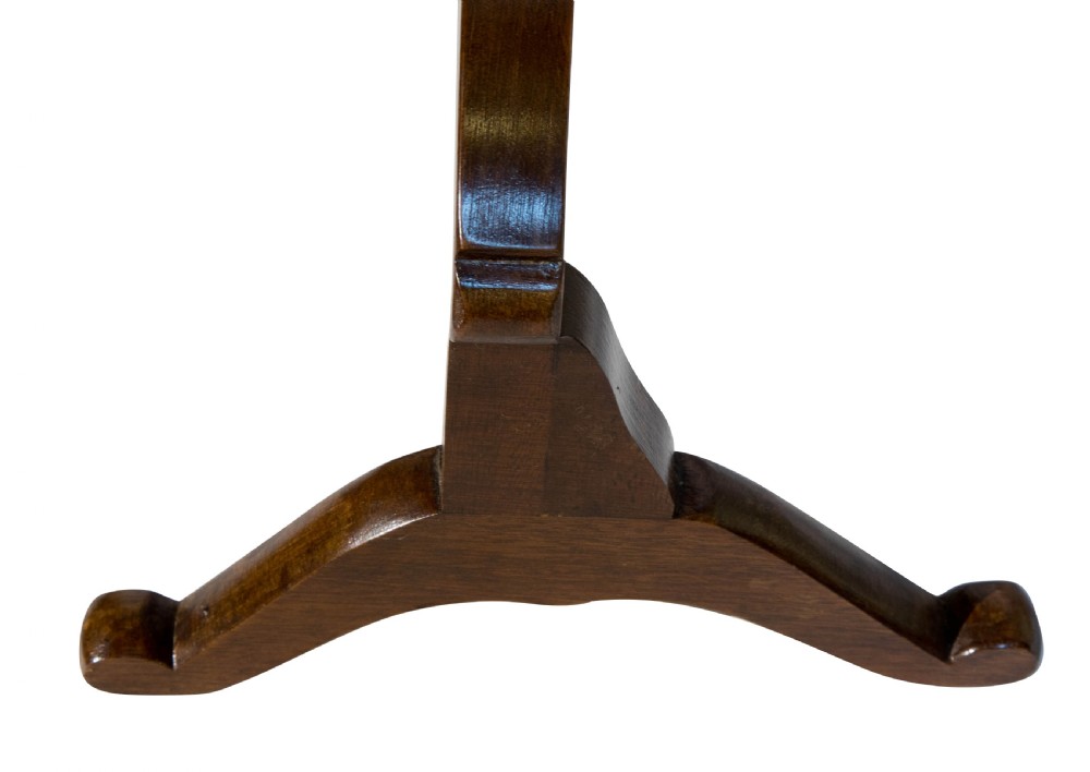 'Skeleton' mahogany oval dressing table mirror c1920 View VI