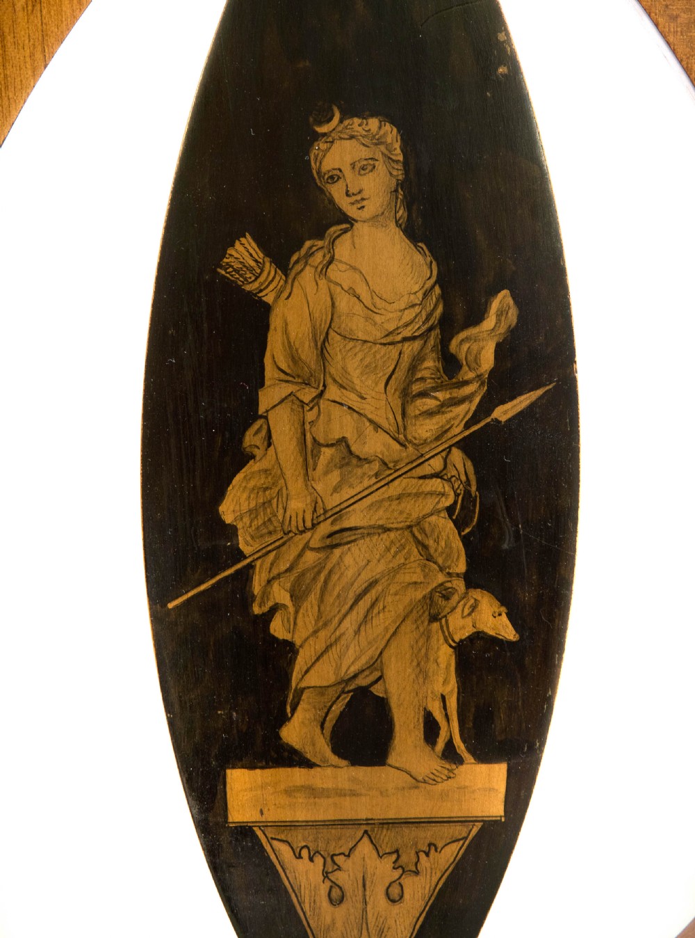 Italian 19thC sofa with sphinx supports to the arms View VIII