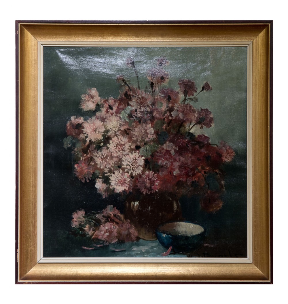 Early 20thC still life by Henri Joseph Pauwels View II