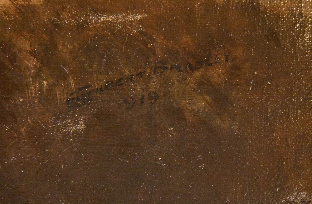 Country woman hunt scene oil on canvas View VII