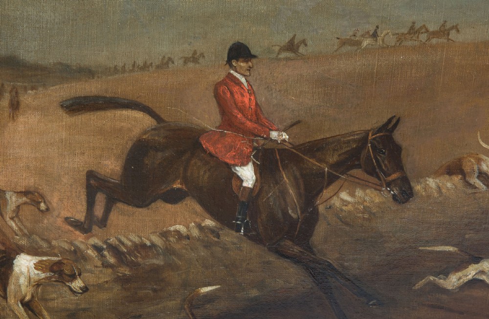 Country gentleman oil on canvas by Cuthbert Bradley View VI