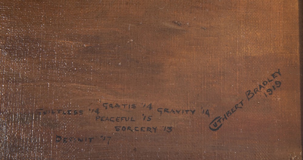 Country gentleman oil on canvas by Cuthbert Bradley View VIII
