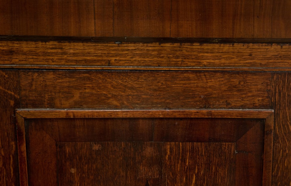 Early 19thC oak corner cupboard View III