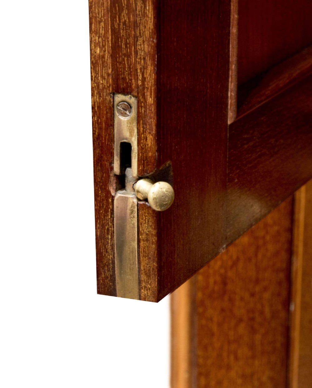 High quality Edwardian mahogany inlaid wardrobe View V