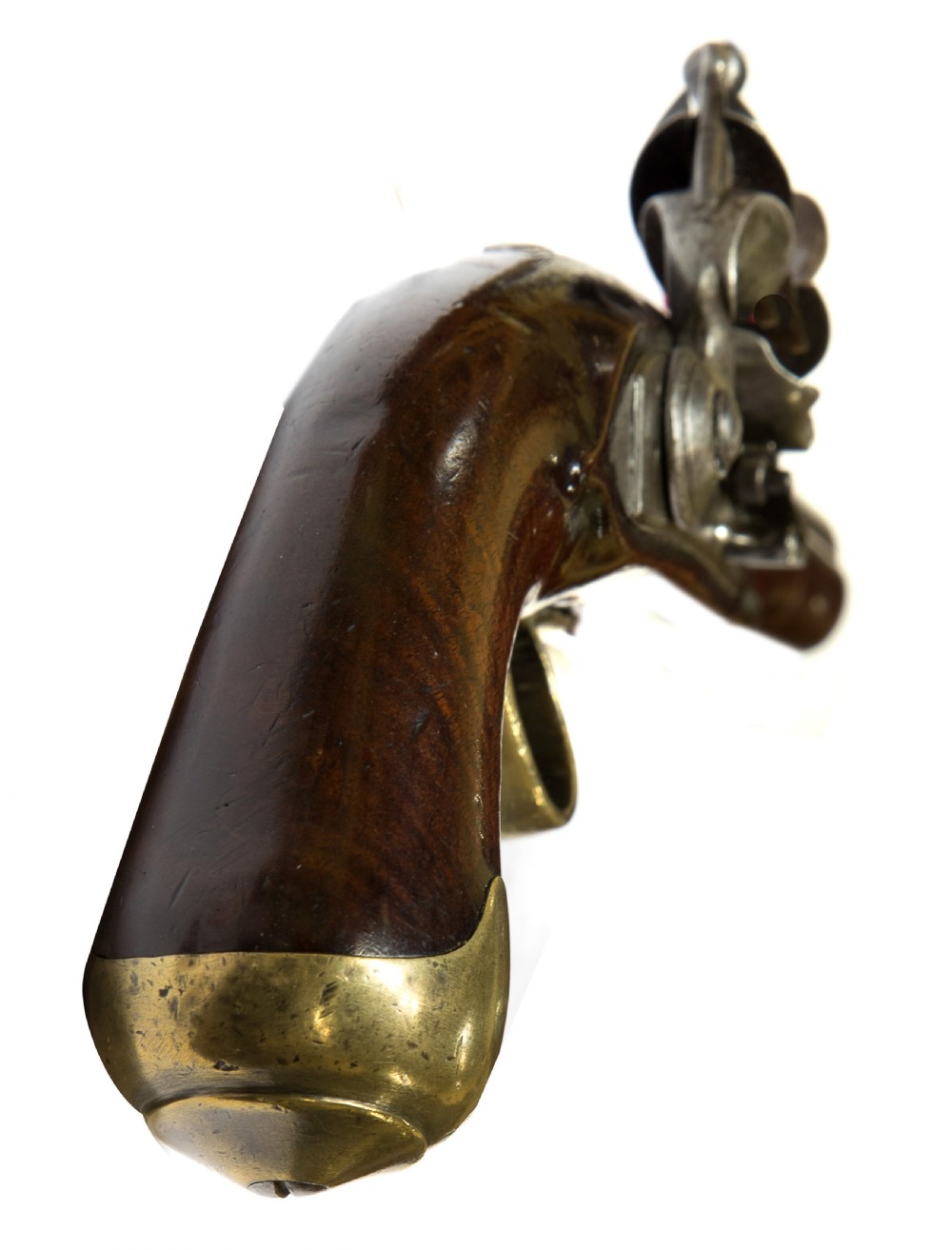 Private purchase flintlock light dragoon pistol by Ketland c1800 View V