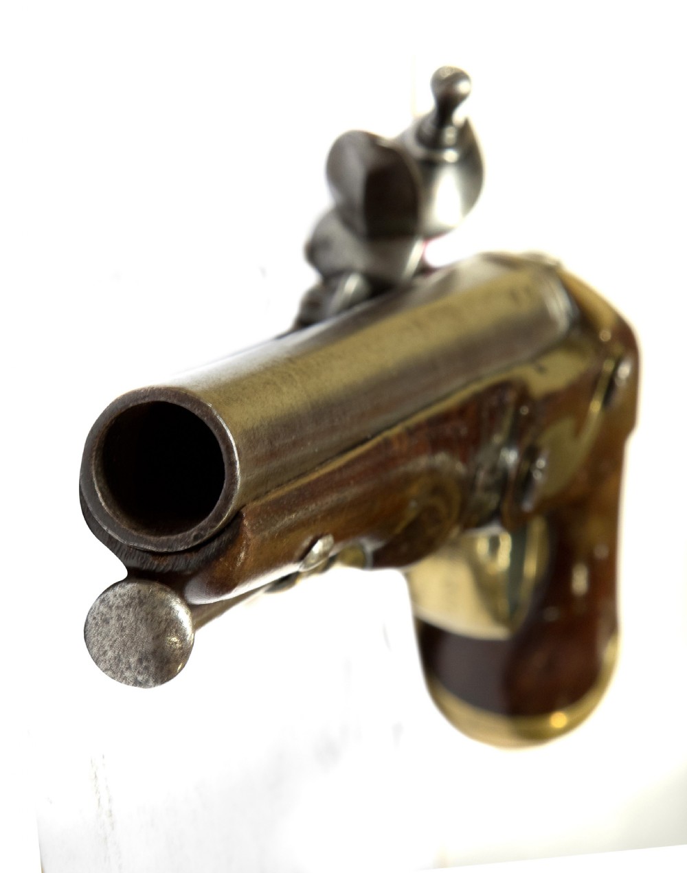Private purchase flintlock light dragoon pistol by Ketland c1800 View VI