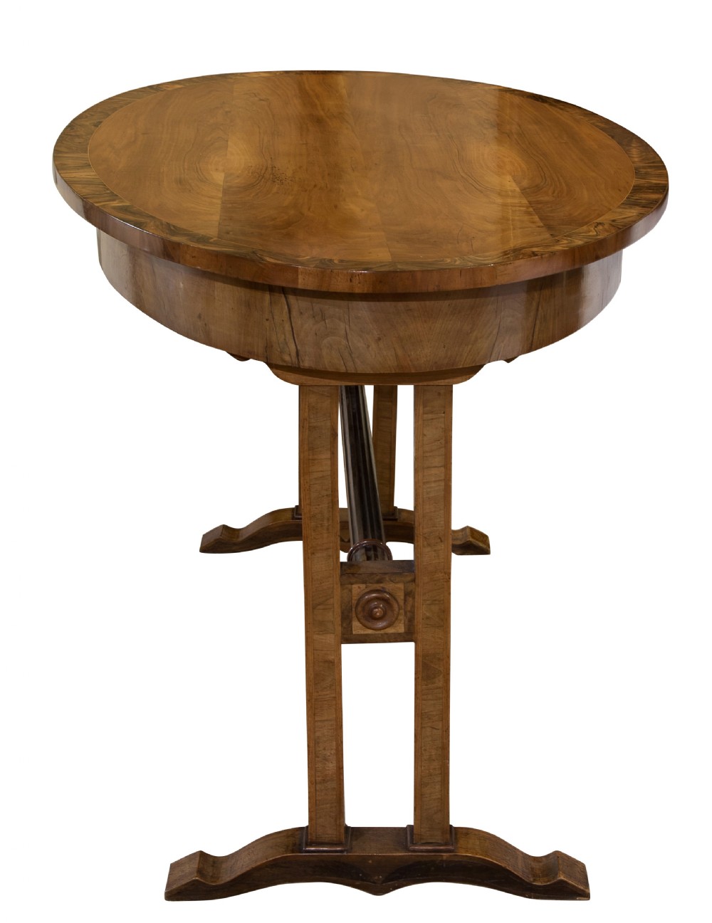 Walnut empire style centre table View IV