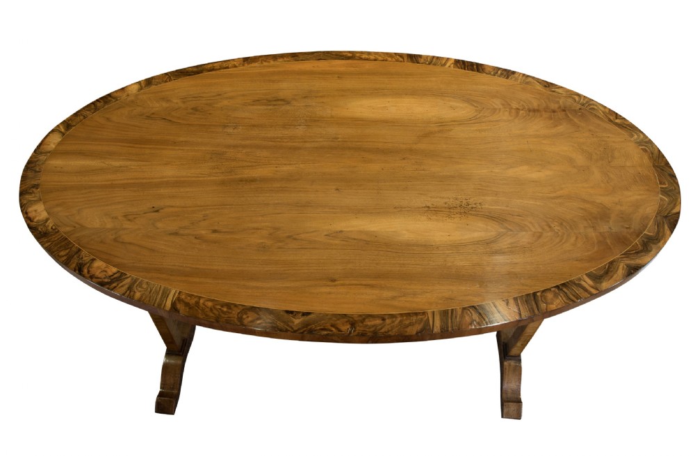 Walnut empire style centre table View V