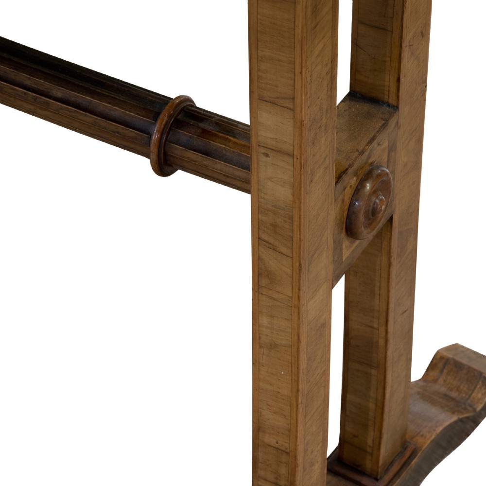 Walnut empire style centre table View VI