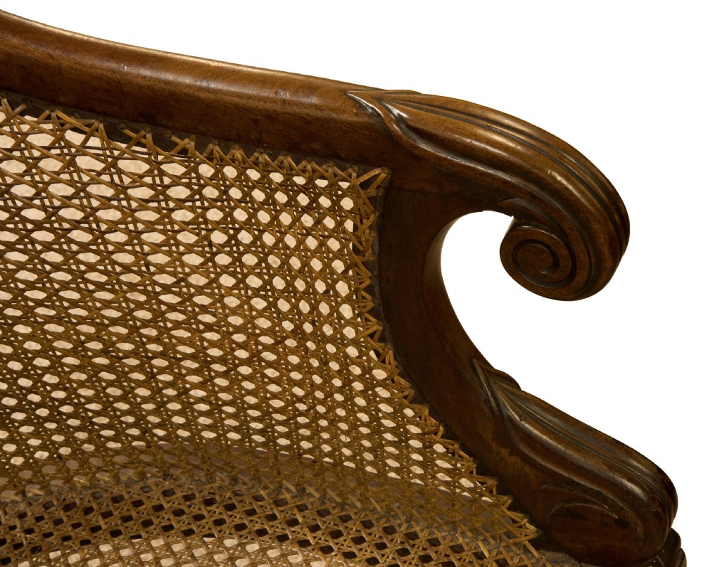 Victorian mahogany cane chair View IV