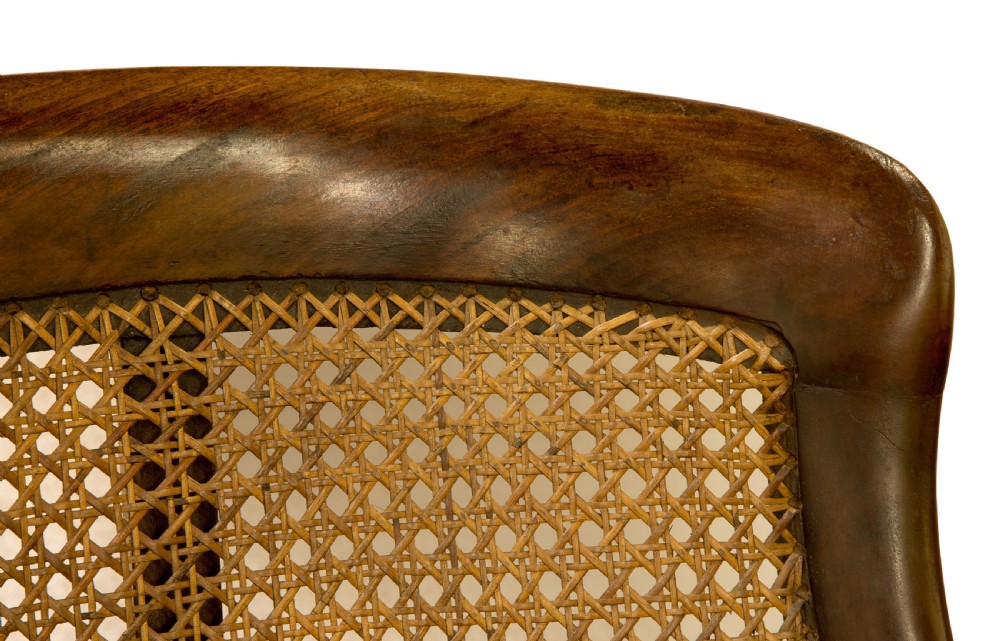 Victorian mahogany cane chair View VI