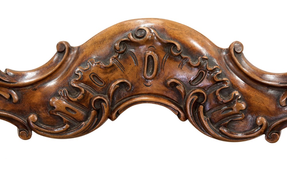 Pair of walnut side chairs c1855 View VII