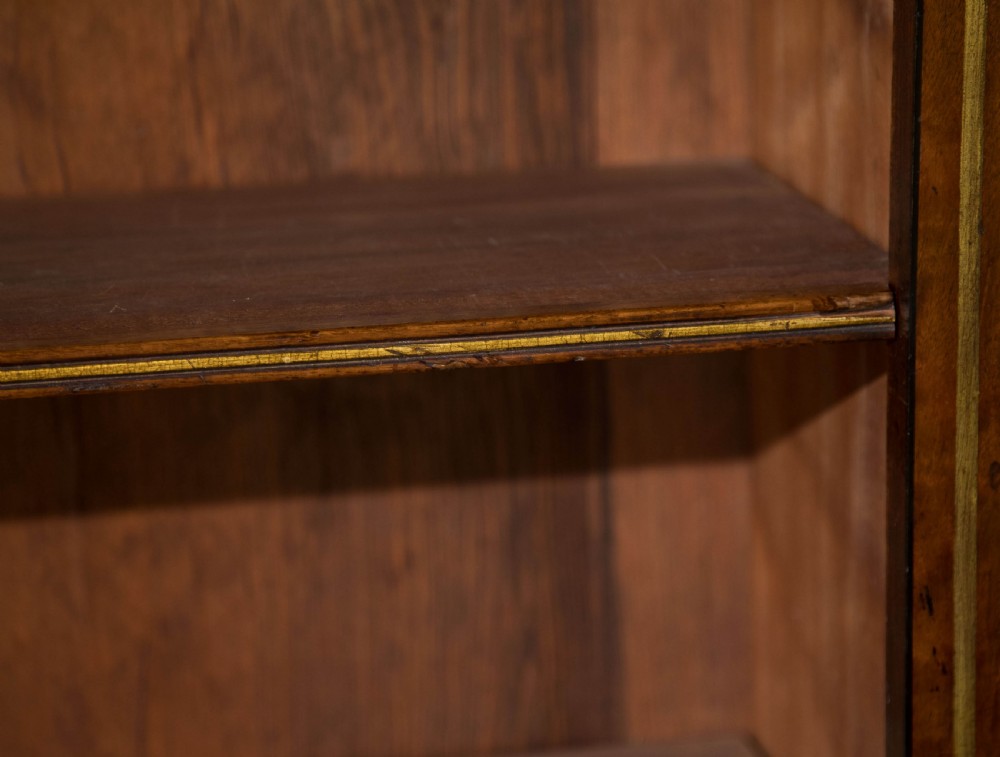 19thC mahogany & gilt open bookcase c1840 View VI