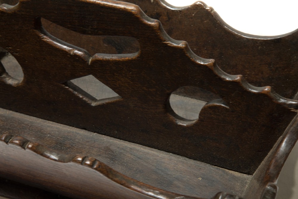 Welsh oak twin compartment cutlery tray c1800 View IV