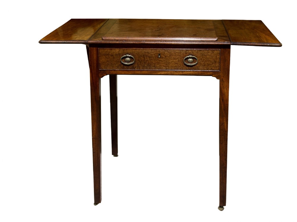 Rare George III mahogany drawing table with top rising on easel c1785 View V