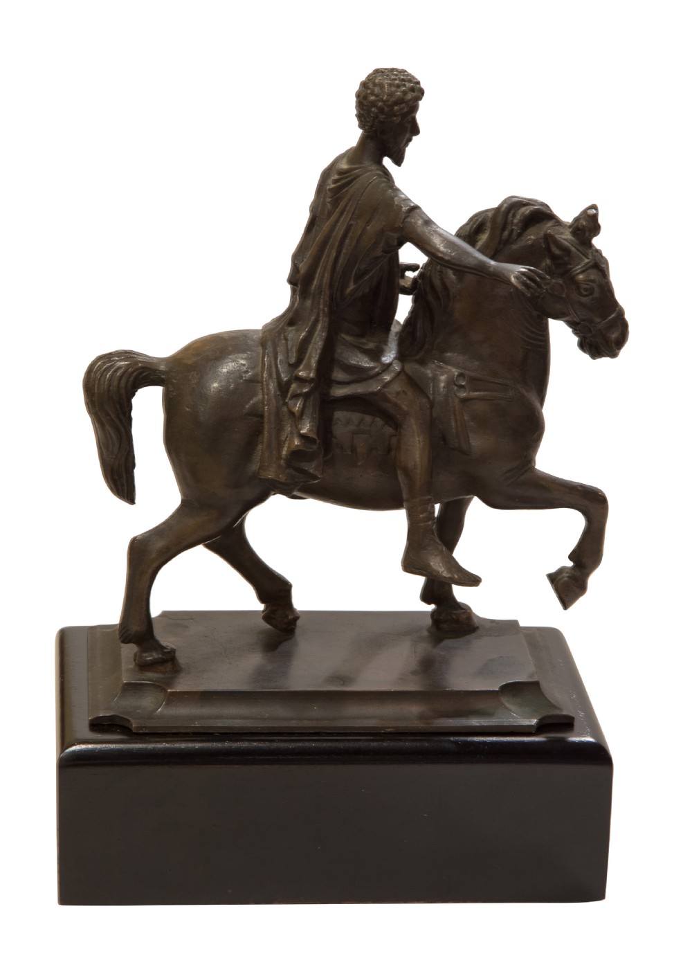 19thC copy of Grand Tour bronze on ebonized mahogany base View IV