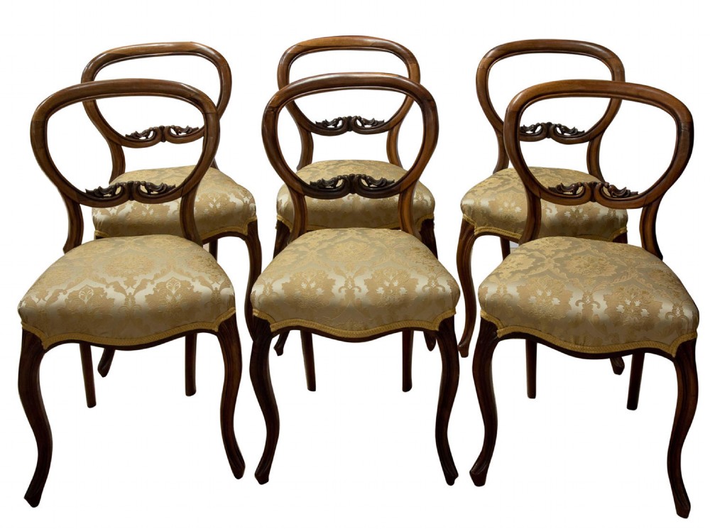 Set of six rosewood dining chairs c1815-25