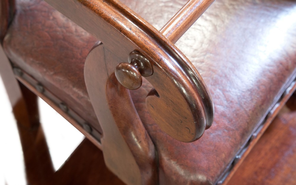Early Victorian mahogany childs chair c1860 View VII