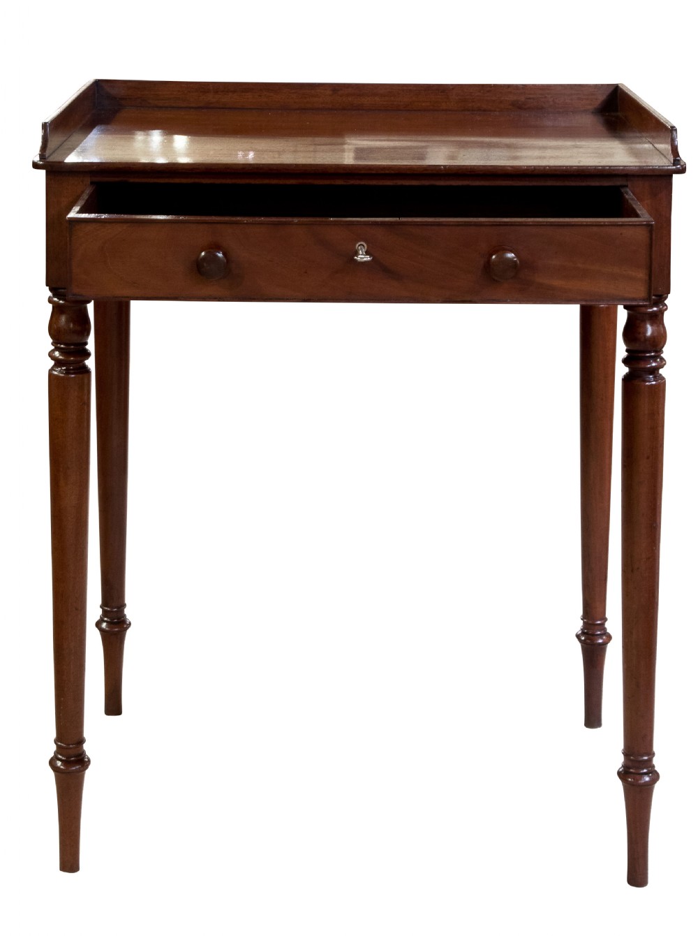 Georgian mahogany side table c1800 View III
