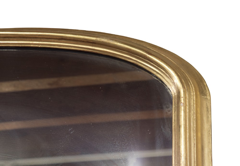 Mid Victorian giltwood framed overmantel mirror c1870 View IV
