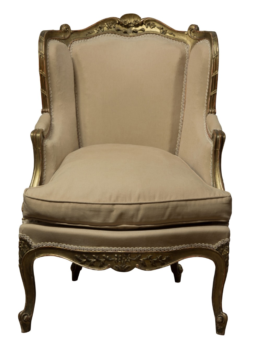 20thC French carved gilt chair View II