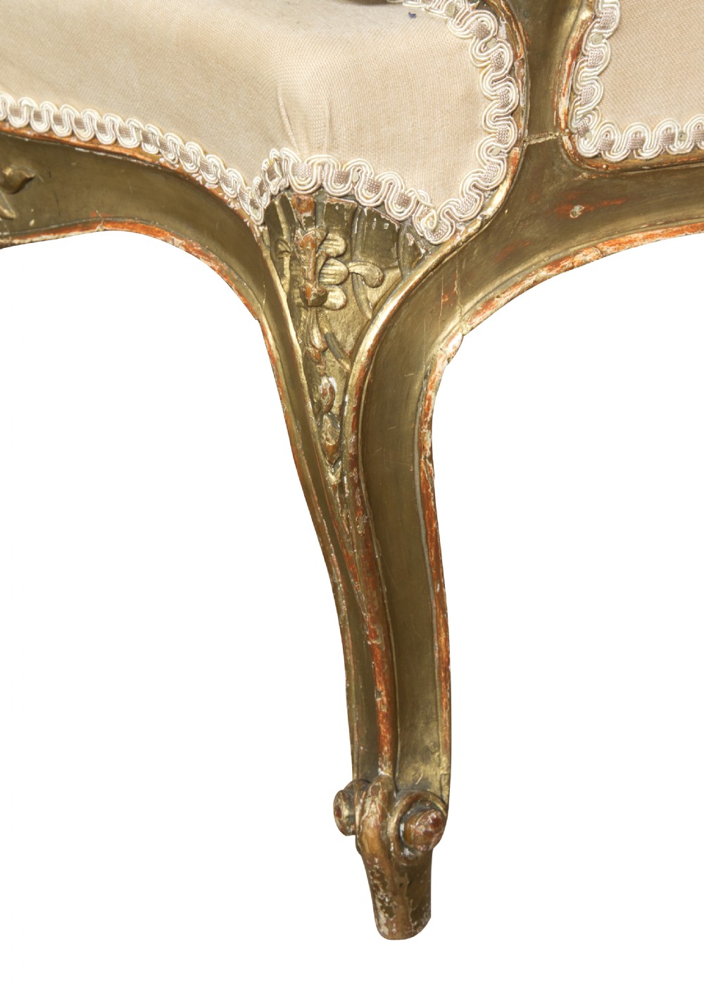 20thC French carved gilt chair View IV