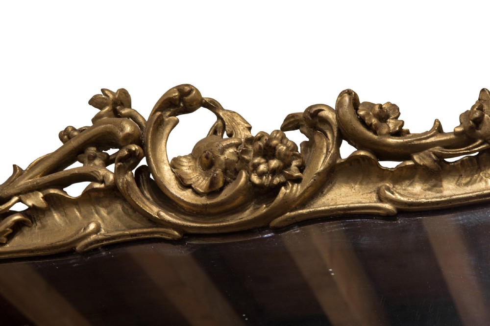 19thC giltwood wall mirror c1880 View V