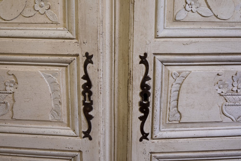 19thC French painted armoire View VI