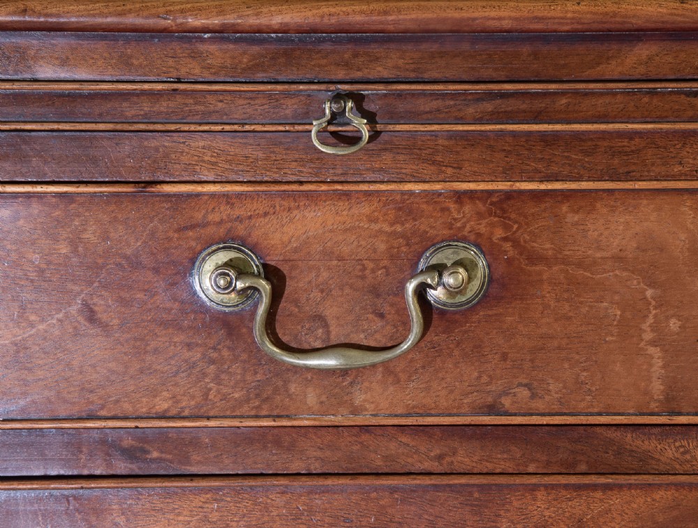 George III mahogany graduated chest of 4 drawers c1780 View VI