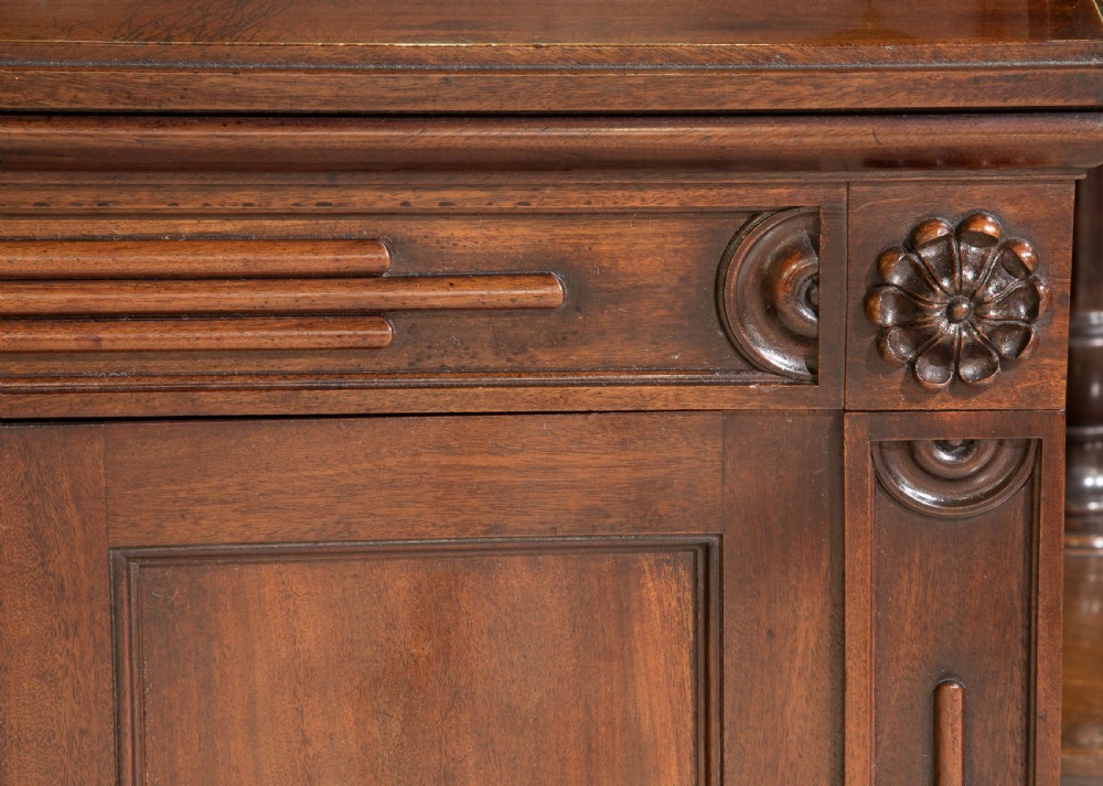 Regency mahogany cabinet of fine colour c1820 View V