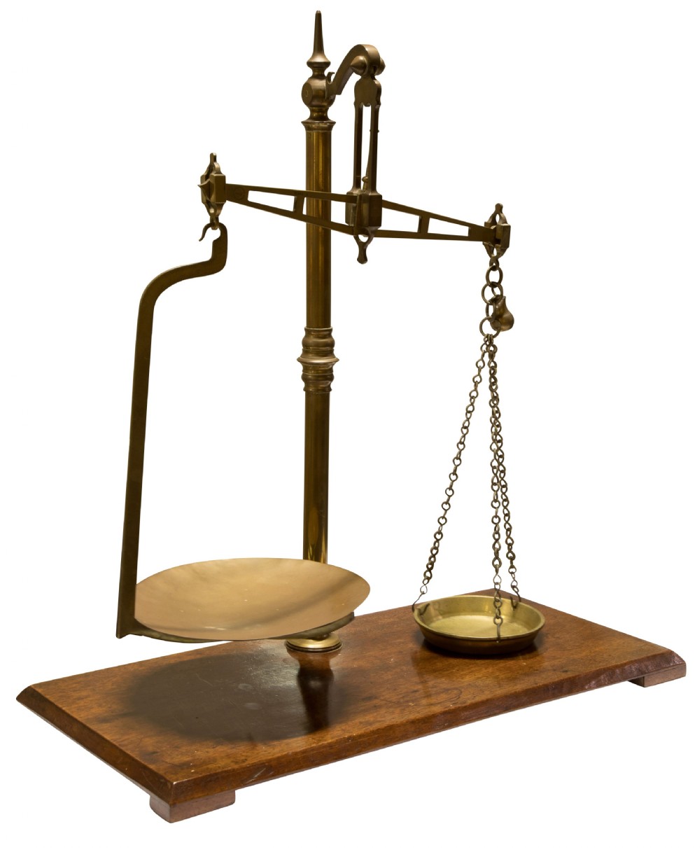 Late 19thC English Southampton scales set