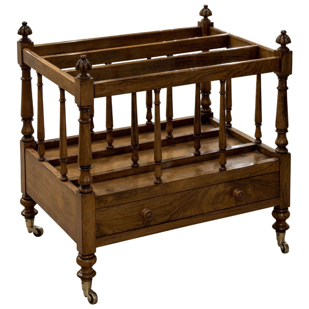 19thC rosewood large canterbury c1840
