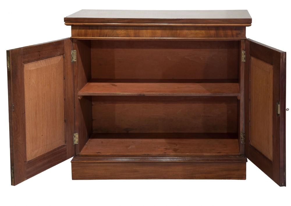 Victorian flame mahogany chiffonier c1870 View III