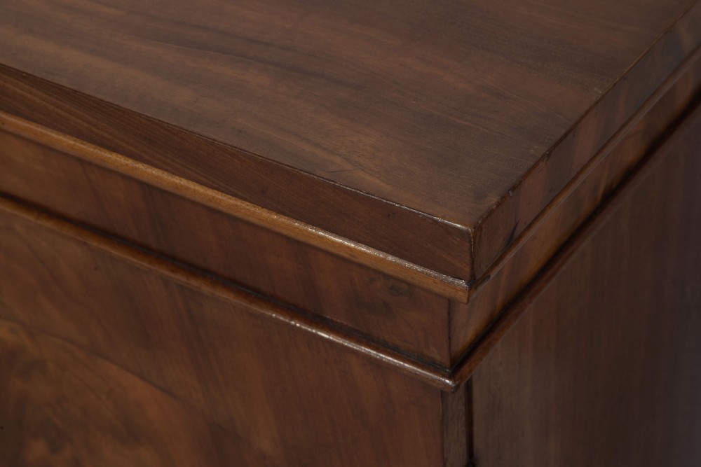 Victorian flame mahogany chiffonier c1870 View V