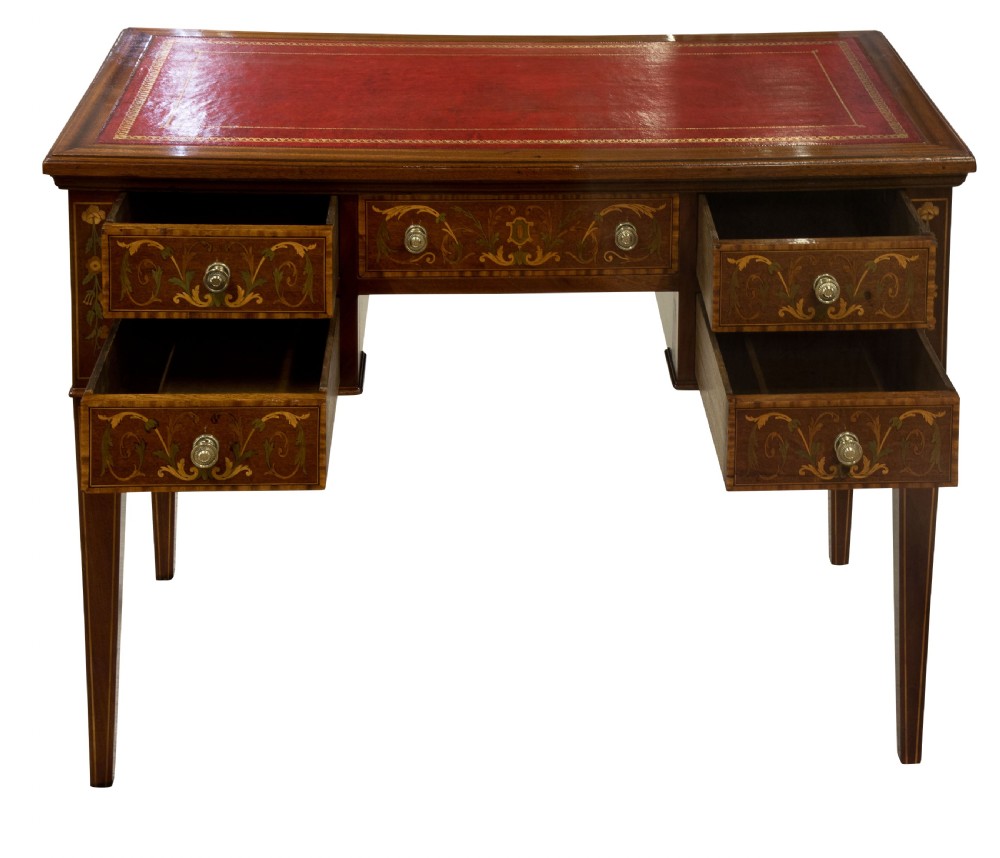 Late 19thC sheraton revival desk View II