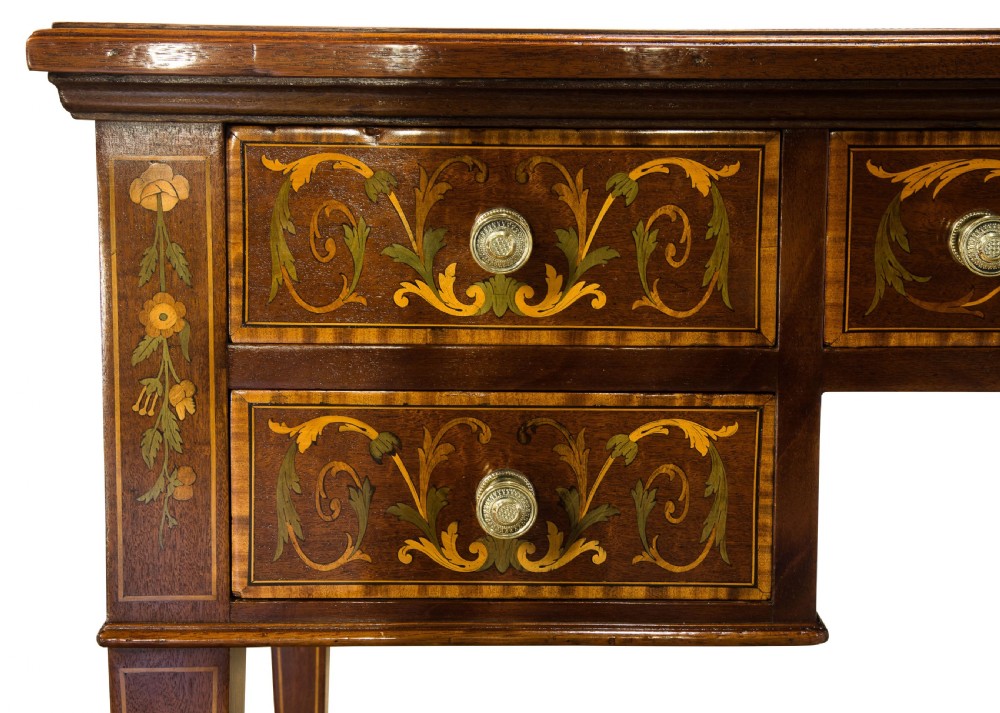 Late 19thC sheraton revival desk View V