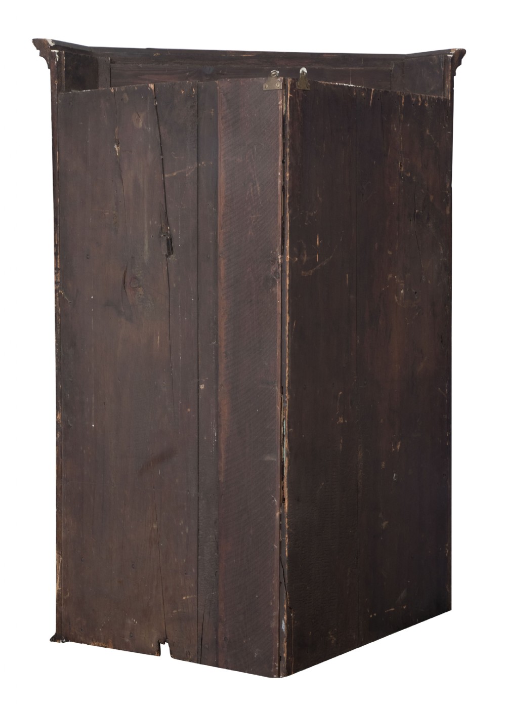 Georgian mahogany display corner cupboard View II