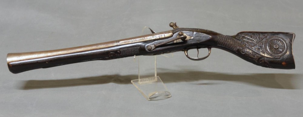 An Italian Flintlock Knee Blunderbuss (Dag)