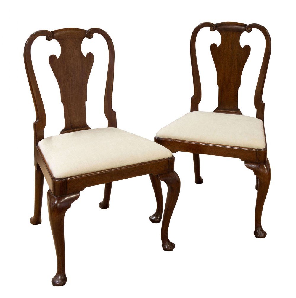 Pair of George III Mahogany Chairs