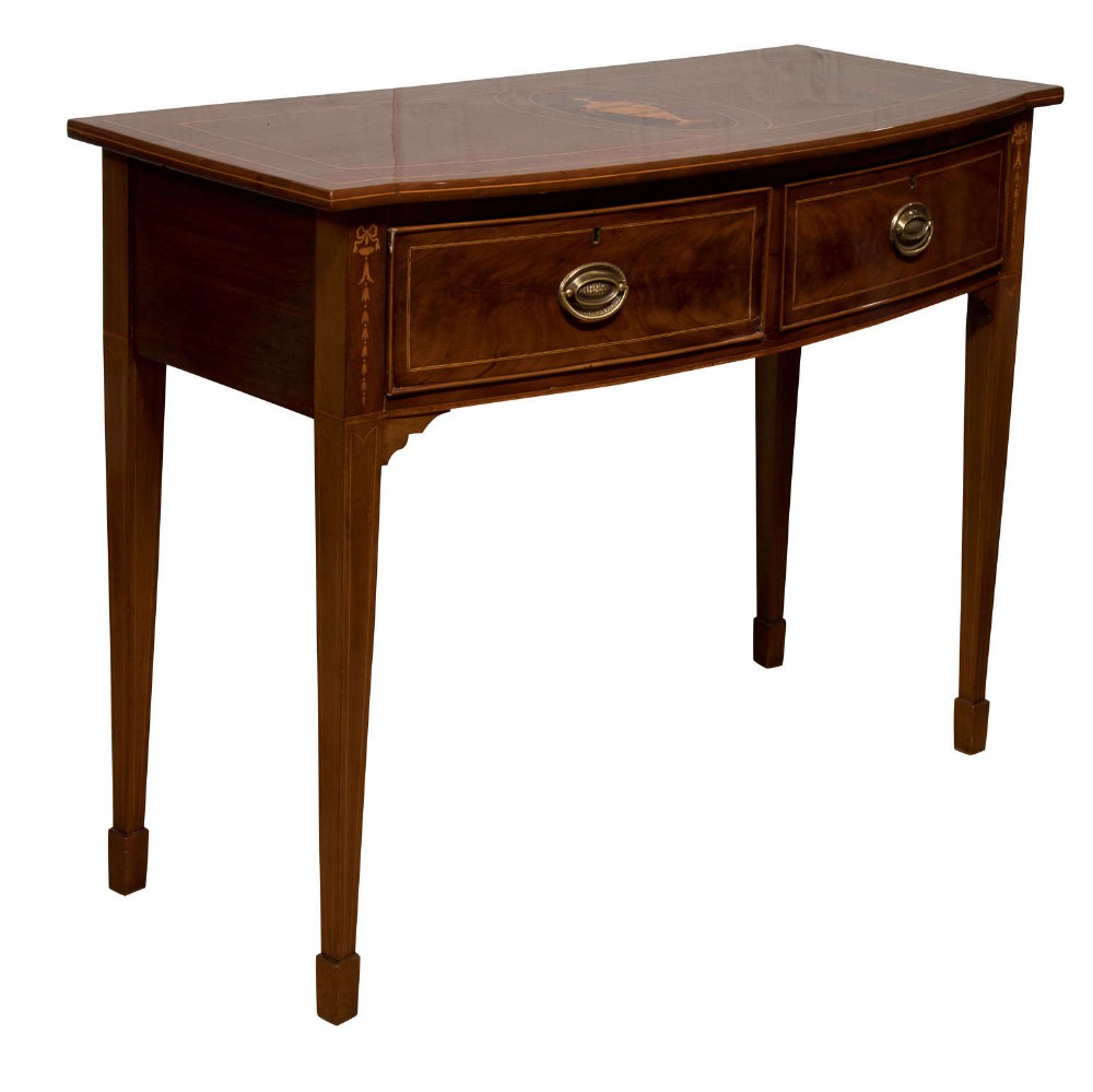 19thC Mahogany Sideboard with inlay
