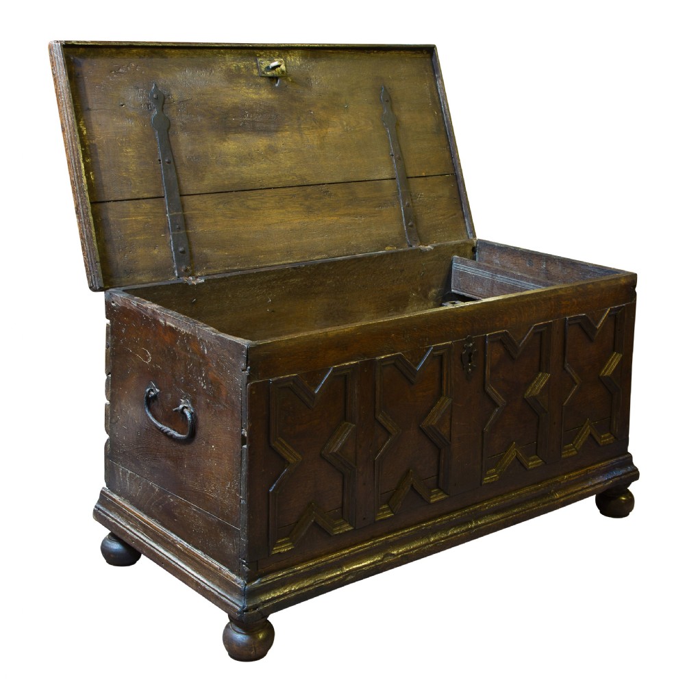 Charles I Oak Coffer View II