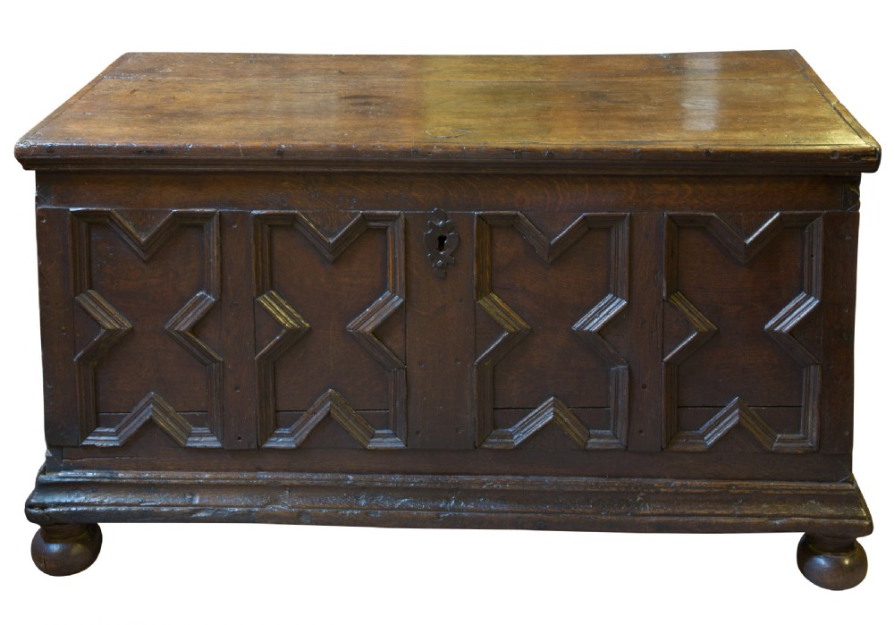Charles I Oak Coffer View IV