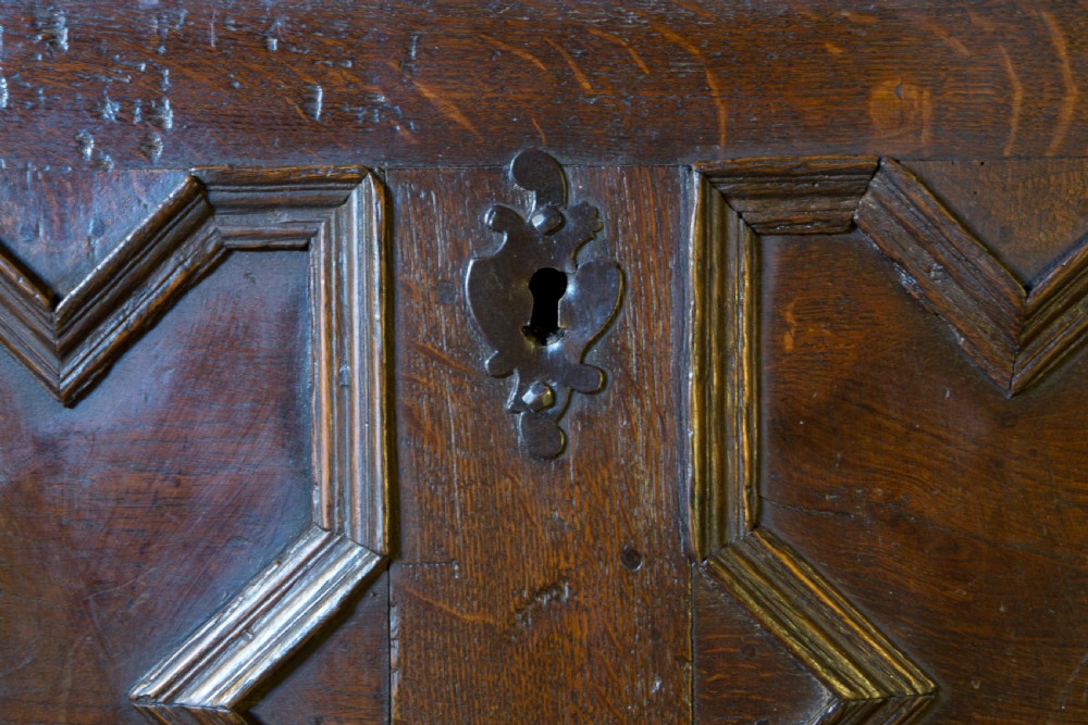 Charles I Oak Coffer View X