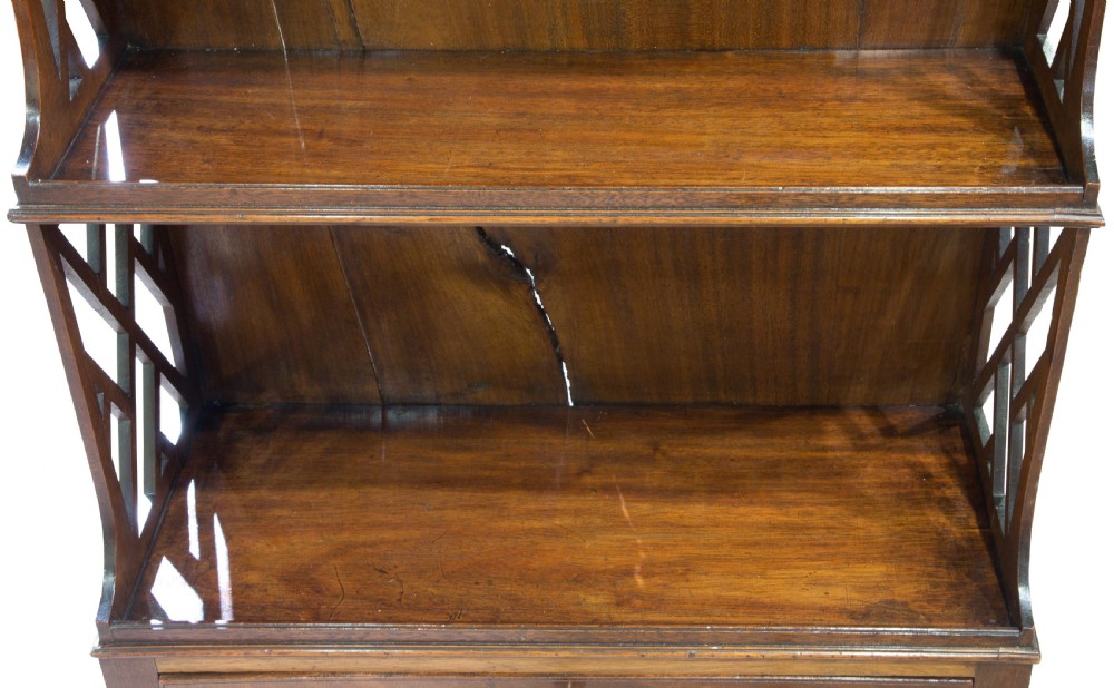 A Set of Fretwork Open Bookshelves 19thc View V