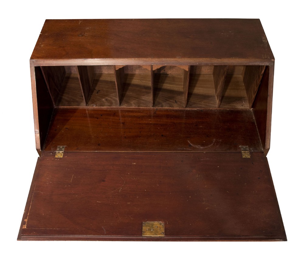 Edwardian Shell-Inlaid Mahogany Bureau View V