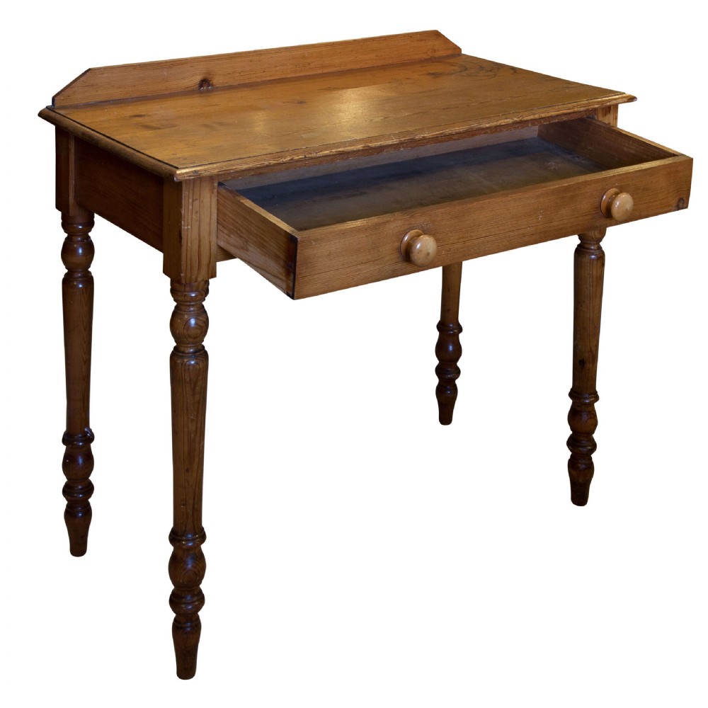 Small Victorian Pine Side Table View II