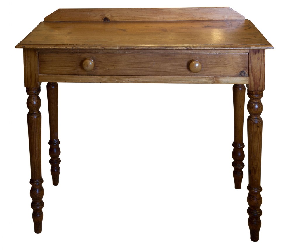 Small Victorian Pine Side Table View III